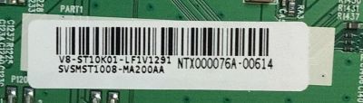 KIT DE TARJETAS PARA TV TCL MAIN SVSMST1008-MA200AA / 40-MST10F-MAA2HG / V8-ST10K01-LF1V1291 / FUENTE 08-L12NLA2-PW200AA / L12NW / L12NH / T-CON 55.55T32.C27 / 55T32-C0L / 5555T32C27 / PANEL T550QVN05.7 / MODELO 55S425 - Imagen 3